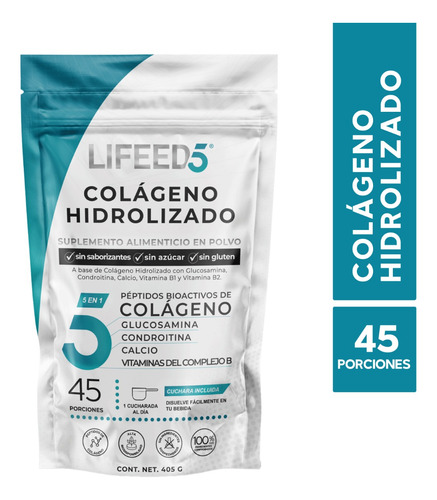 Imagen 1 de 7 de Lf5 Colageno Hidrolizado Condroitina Glucosamina Calcio