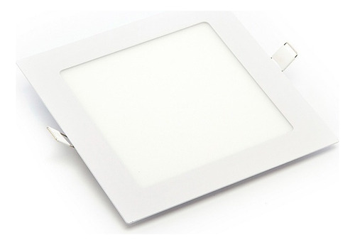 Plafón Led Sica Panel Cuadrado Techo - 12w - Blanco Cálido