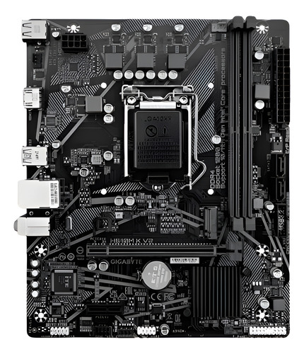 Placa Mãe Gigabyte H510m-k V2 Ddr4 Intel Lga1200 Preto