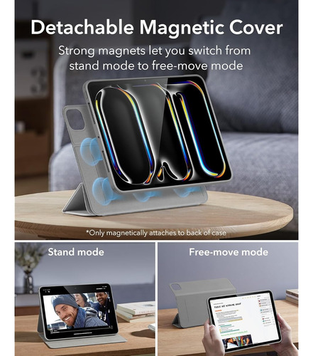 Funda Para Ipad Pro Funda De 13 Pulgadas M4 Color Gris Grey