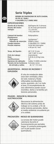 Imagen 7 de 8 de Bomba Presurizadora Booster Flojet Lavadora Y Refrigerador