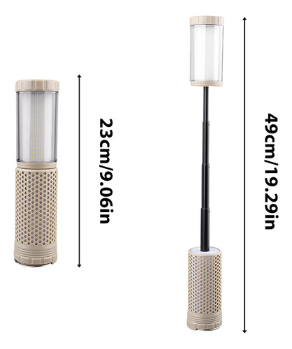 Luz Led Para Acampar Tipo C De W, Recargable, Para Exteriore