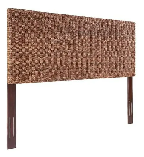 Cabecero Panel Hojas Banana 78 5 Madera Miel-marrón Oscuro