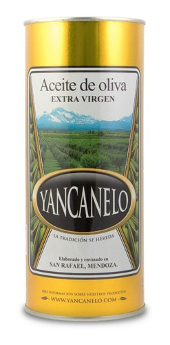 Aceite De Oliva Yancanelo 1l X2 + Aceitunas Verdes + 2 Vinos
