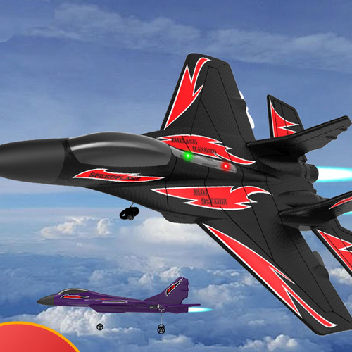 Rc Planeador Rc Avión Regalo Resistente Profesional Negro