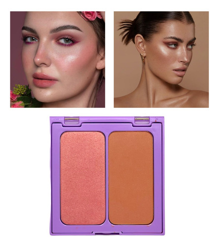 Duo Blush Mood Alta Pigmentação E Vitamina E - Ruby Rose Tom Da Maquiagem B20/b40