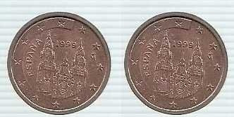 España 2 Centavos De Euro 1999