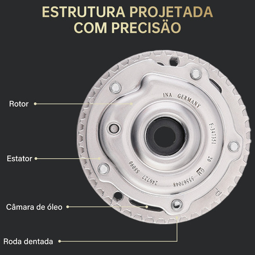 Par De Polia Cruze Admissão De Comando E Escape Variavel