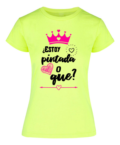 Playera Jaspe Mujer - Frase De Mamá - Estoy Pintada O Que