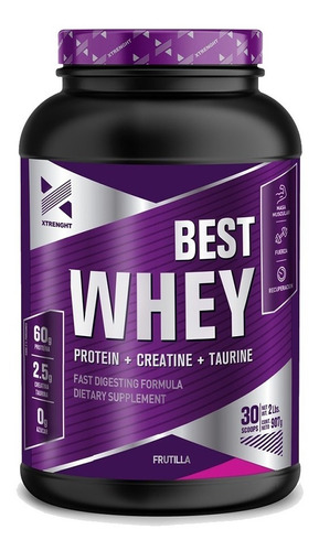 Xtrenght Proteina Whey 2 Lb Best Crecimiento Muscular 