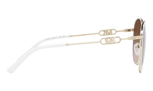 Lentes De Sol Empire Light Gold Michael Kors Mk1128j123313 Color Dorado Varilla Dorado Armazón Dorado
