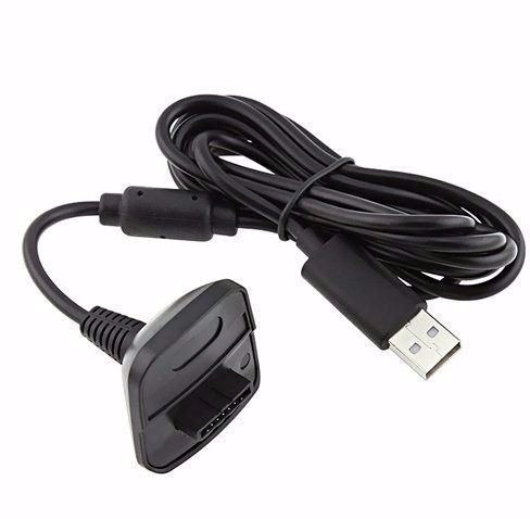 Bateria Carregador Controle Xbox 360 Cabo Adaptador