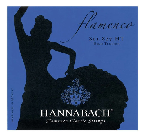 Encordado Guitarra Flamenco Hannabach 827ht Tension Alta