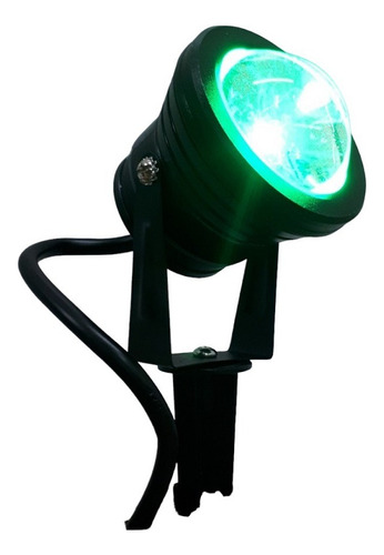 Luminaria Jardin Estaca Jabalina 7w Led Luz Verde 220v Ip65