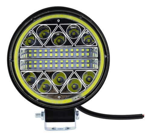 Und Farol Milha Led R105 Luminark Com Angel Eyes Carro/moto