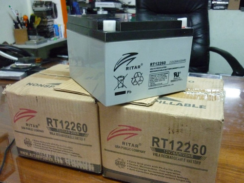 Bateria 12v A 26ah, Para Ups, Alarmas O Carritos Electricos