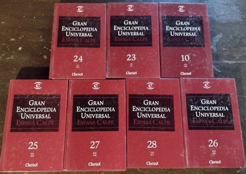 Gran Enciclopedia Universal, Espasa Calpe Tomos Sueltos