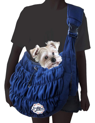 Pet Pet Transportador De Malla De 1 Cara Color Azul Marino