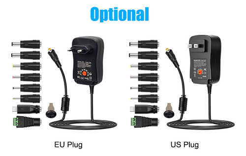 Adaptador De Corriente Dc Ac A Cargador Doméstico Universal