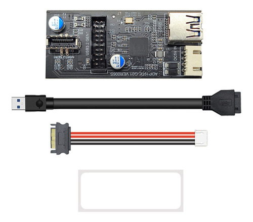 Expansión De Adaptador Usb3.2 Frontal Gen1 De 19 Pines A 19