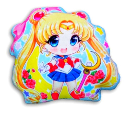 Mini Cojin  De Sailor Moon Chiquita - Cojin Chibi Decorativo