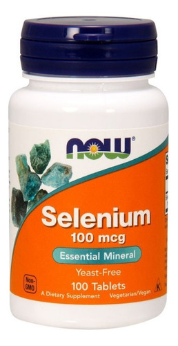 Selenio 100 Mcg 100 Tabletas Now