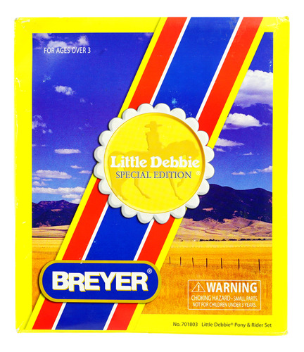 Breyer Little Debbie Pony & Rider Set Special Edition Detall