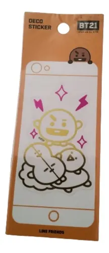 Sticker Para Celular Original Bt21 Bts Line Friends Shooky | MercadoLibre
