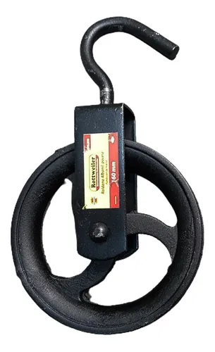 comprar Roldana Fundición Albañil Ø 160mm Con Gancho Reforzada