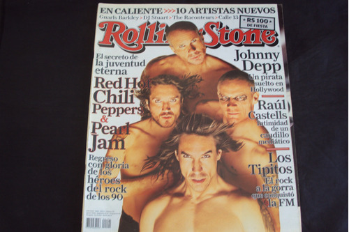 Revista Rolling Stone # 101 - Tapa Red Hot Chili Peppers