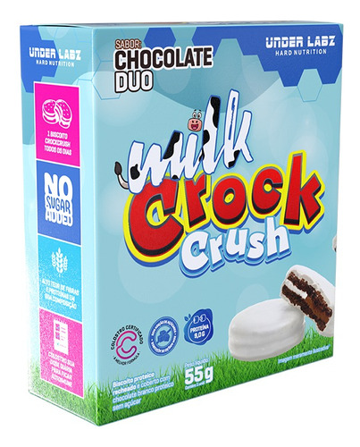 Under Labz  Alfajor Milk Crock Crush Proteico