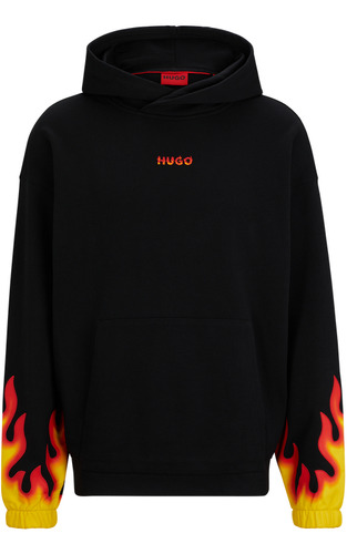 Sudadera Hugo Para Hombre Con Capucha De Felpa De Algodón