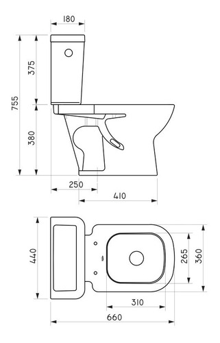 Imagen 3 de 5 de Juego Baño Completo Ferrum Bari Inodoro Deposito Bidet