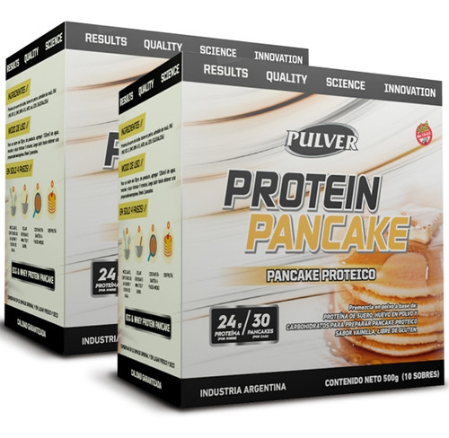 N1 Panqueque Proteico Pulver 20 Sobres Pancake Suero + Huevo