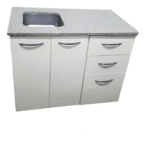 Comprar Bajo Mesada De 1.00 En Melamina C\u002F Mesada En Granito Y Bacha