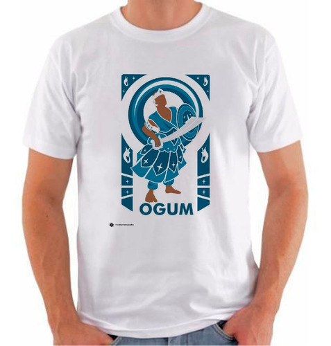 Camiseta Ogum Ogun Orixá Camisa Umbanda Candomblé B28