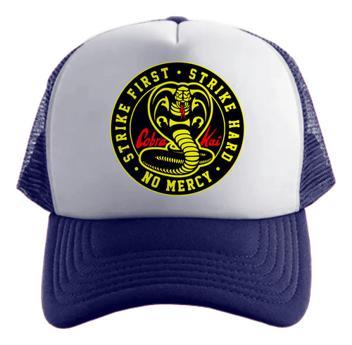 Cobra Kai Karate Kid Gorra Friki Tu Eres #1 Azul Oscuro Talle Único Regulable Cobra Kai Karate Kid