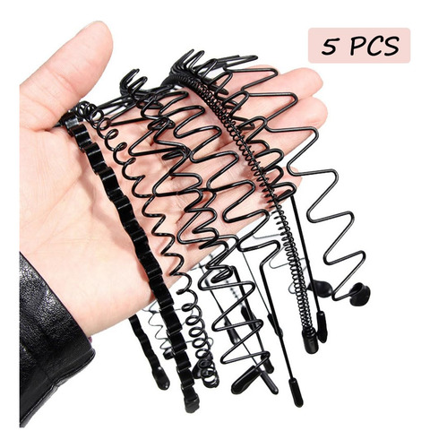 5 Pcs Diadema Ondulada De Primavera Aro
