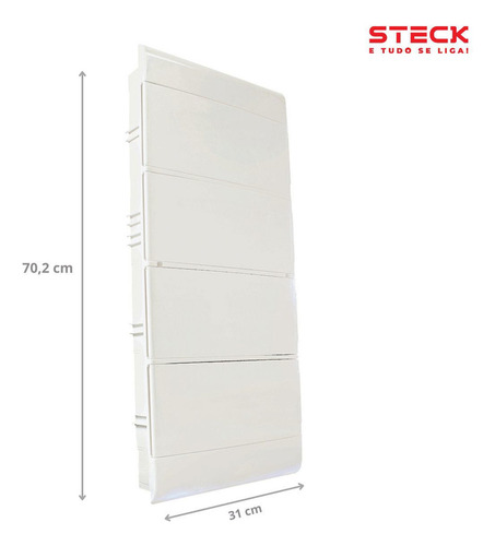 Kit Quadro Emb P/48 Disjuntor + Barramento Mono Neutro/terra