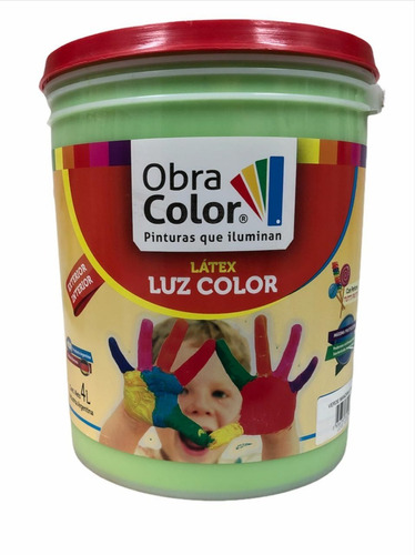 Latex Colores Vibrantes Int Ext X 10 Litros Antibacterial Color Manzana Verde