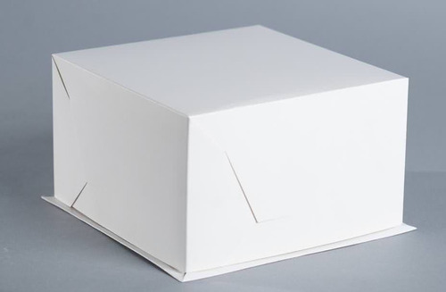 Imagen 2 de 3 de Caja Base Bandeja + Tapa 20 X 20 X 12 Cm (x50 U.) Tortas Tartas Postres Bauletto