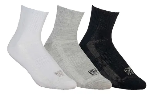 comprar Medias X3 Sox Tripack Deportivas Caña Intermedia Algodon Run