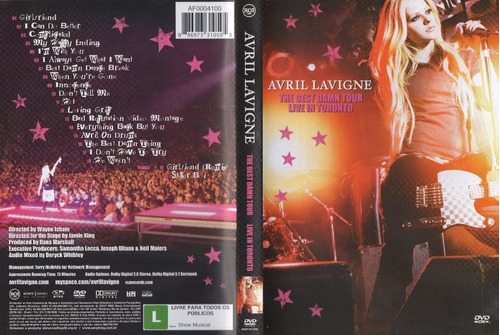 Dvd - Avril Lavigne - The Best Damn Tour Live In Toronto | MercadoLivre