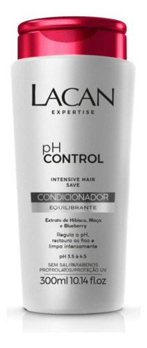  Condicionador Equilibrante Ph Control Lacan 300ml Sem Sal