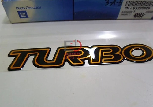 Insignia Trasera Chevrolet S10 Blazer   Turbo  Original Gm 