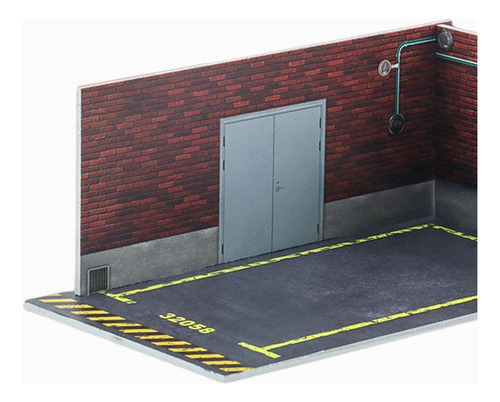 2 Piezas 1/32 Diecast Car Parking Mini Car Garage Estilo A
