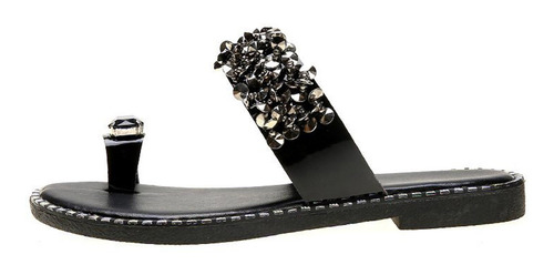 Zapatos De Mujer Color Sólido Rhinestone Tacón Bajo Para Muj