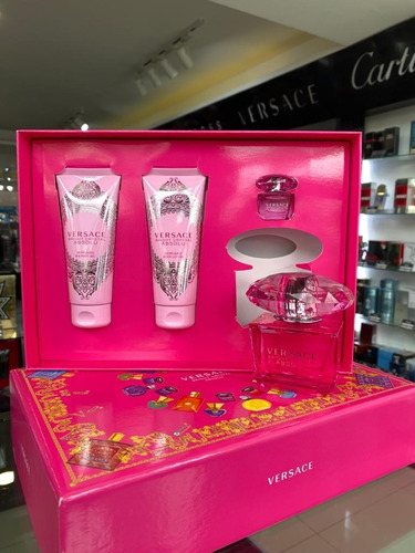 Imagen 2 de 2 de Bright Crystal Absolu De Versace En Set 4pzs