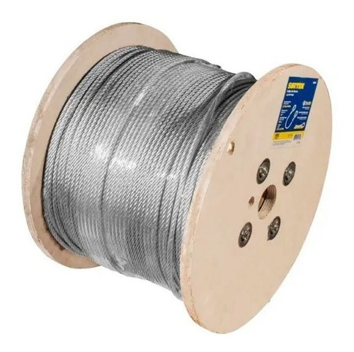 Cable Acero Acabado Galvanizado 7x7 1/8puLG X 450m Surtek