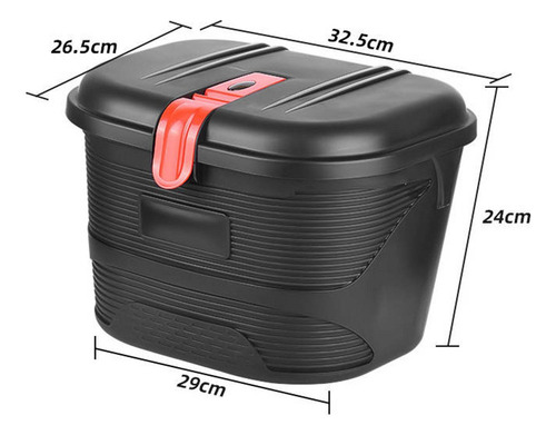 . Cesta De Bicicleta Eléctrica Con Cerradura, Cesta De